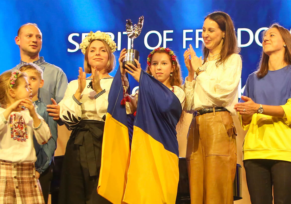Spirit of Freedom Award - The People of Ukraine