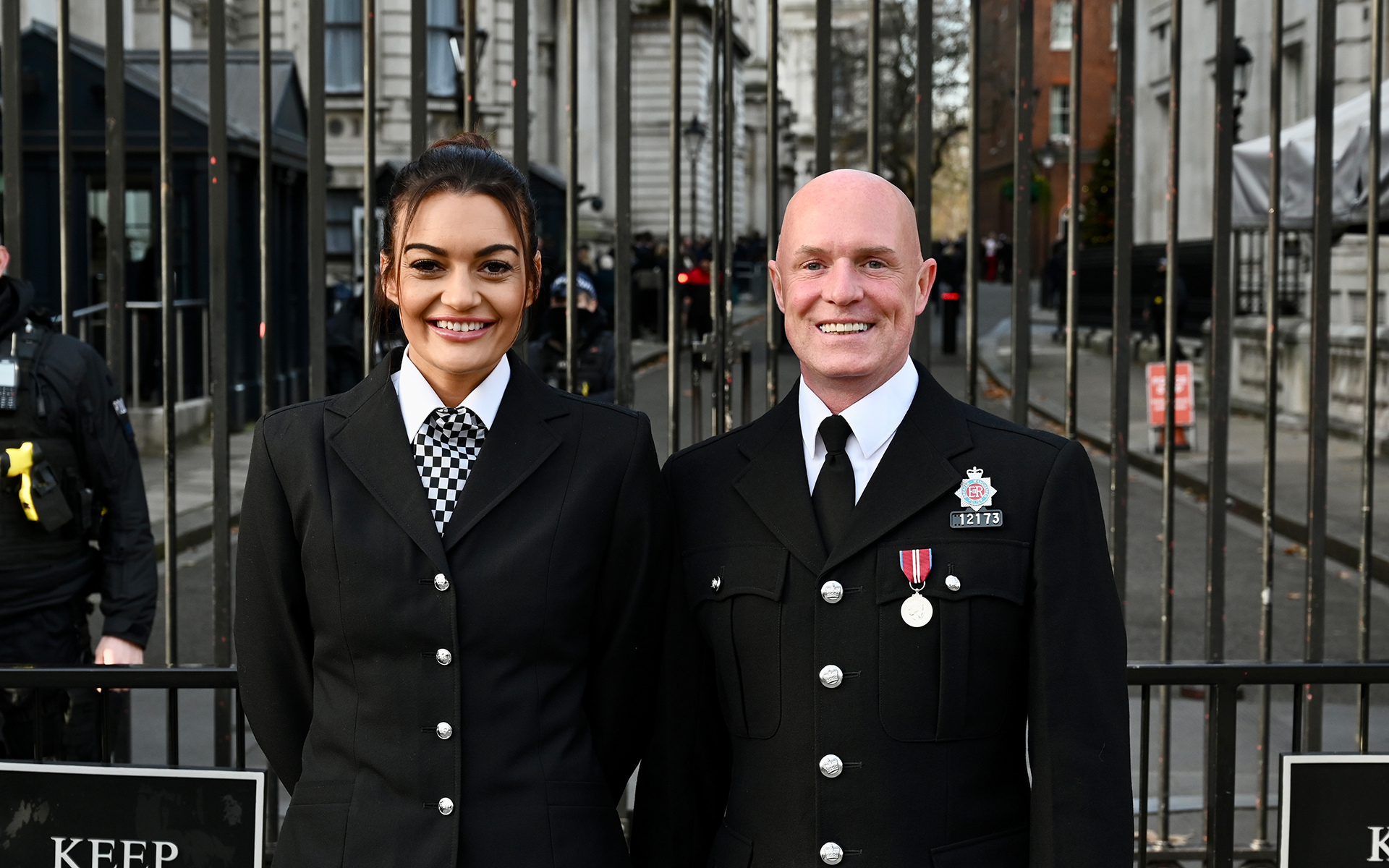 PC Simon Toft and PC Alicia Snowden